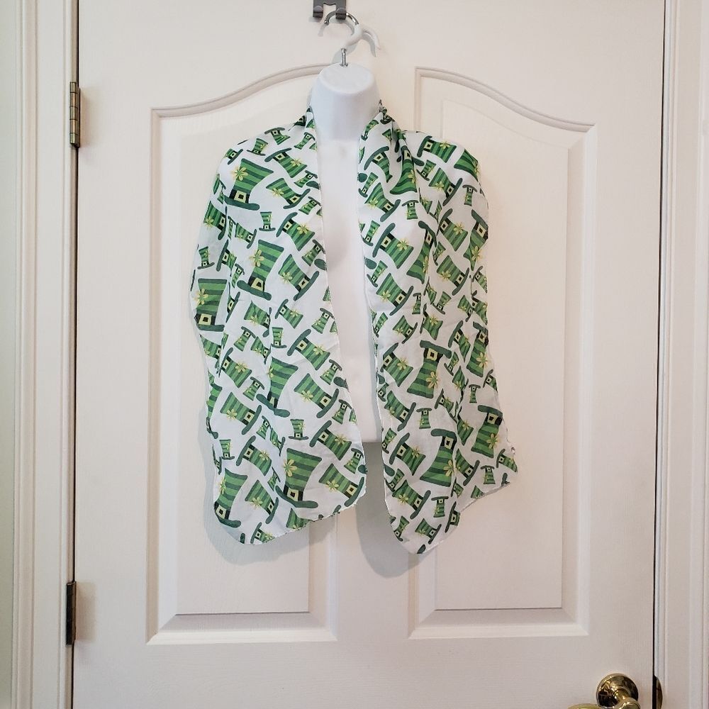St Patrick's Patterned Scarf